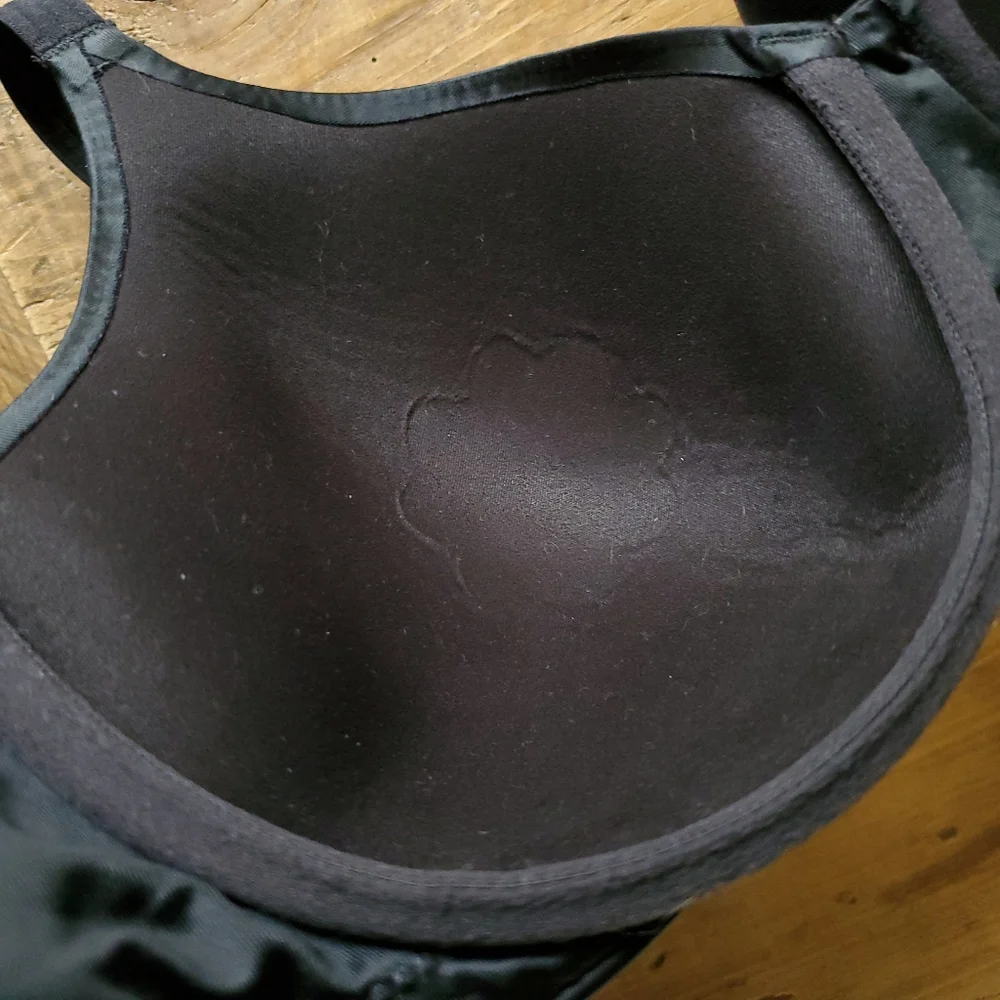 Bali One Smooth & Concealing Underwire Bra Black Women's Size 38C